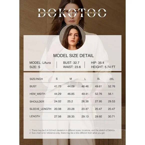 Women's Cotton V Neck Button Long Sleeve Blouse Oversized Casual Top - Picture 6 of 6